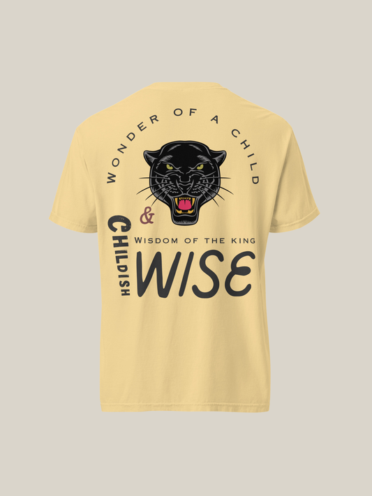 Wonder & Wisdom -  Comfortable Tee (Butter)