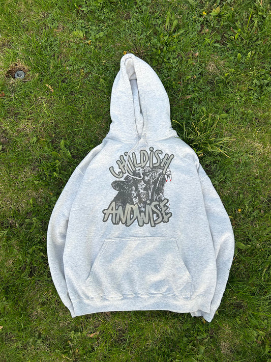 Childish & Wise - Panther Hoodie (Ash)