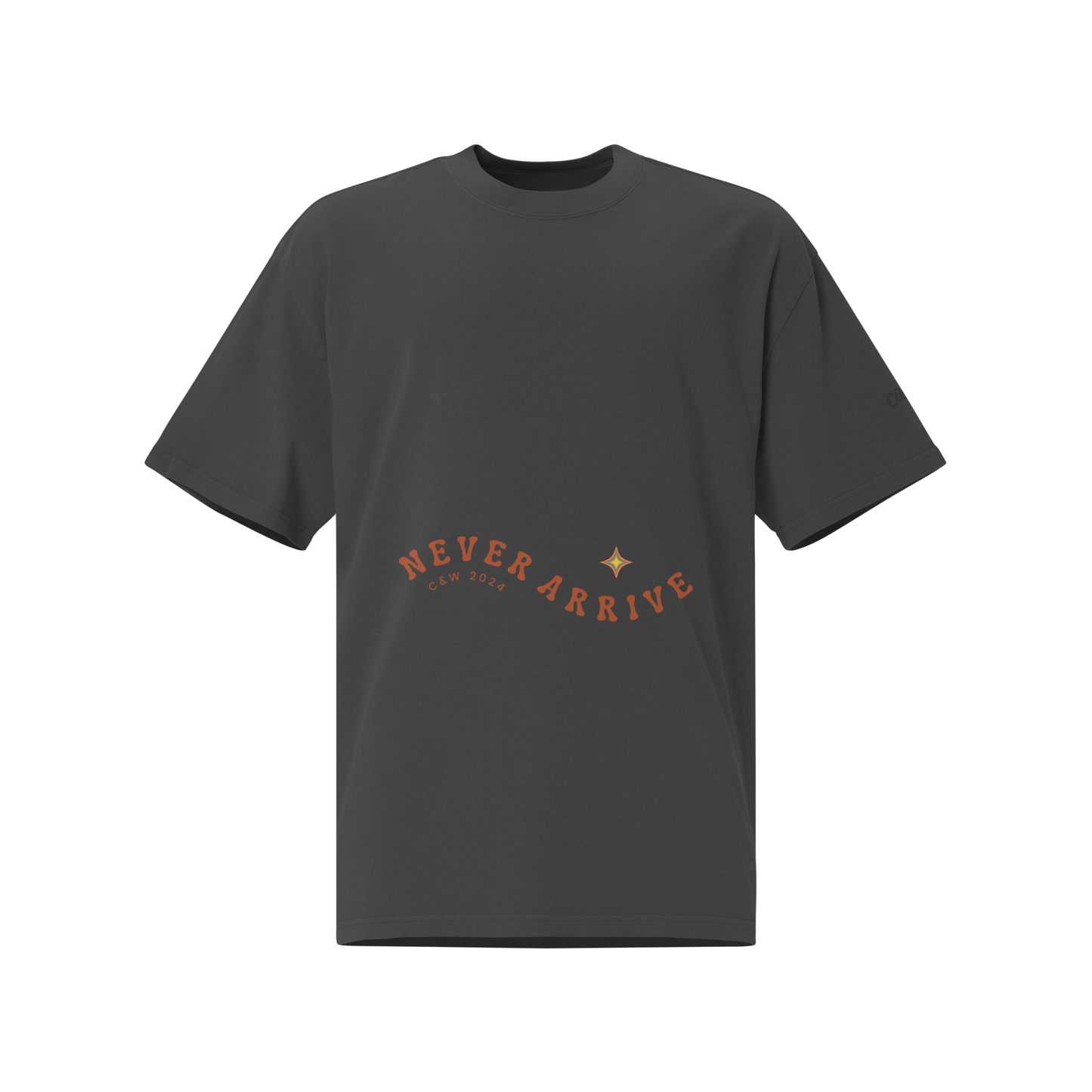 Never Arrive - Tee (Faded Black)