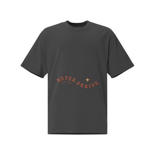 Never Arrive - Tee (Faded Black)